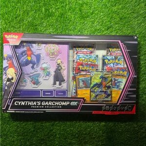 2025 Pokemon Scarlet & Violet ‘Cynthia’s Garchomp ex Premium Collection Box’